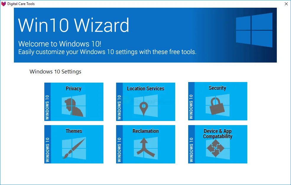 Win10 Wizard ภาพหน้าจอ 1