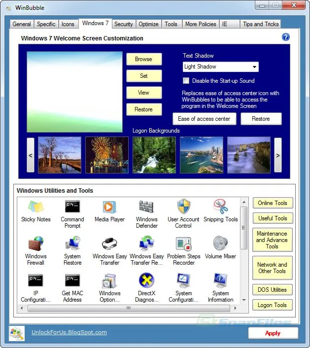 WinBubbles ภาพหน้าจอ 2