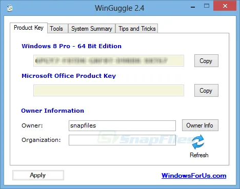 WinGuggle ภาพหน้าจอ 1