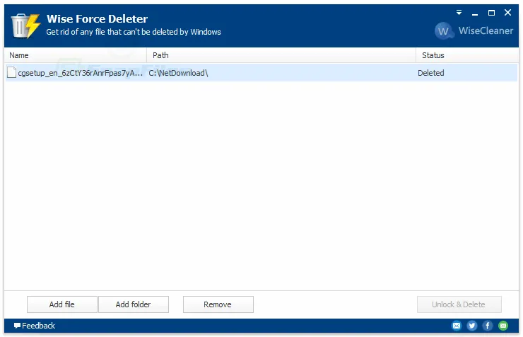 Wise Force Deleter ภาพหน้าจอ 2