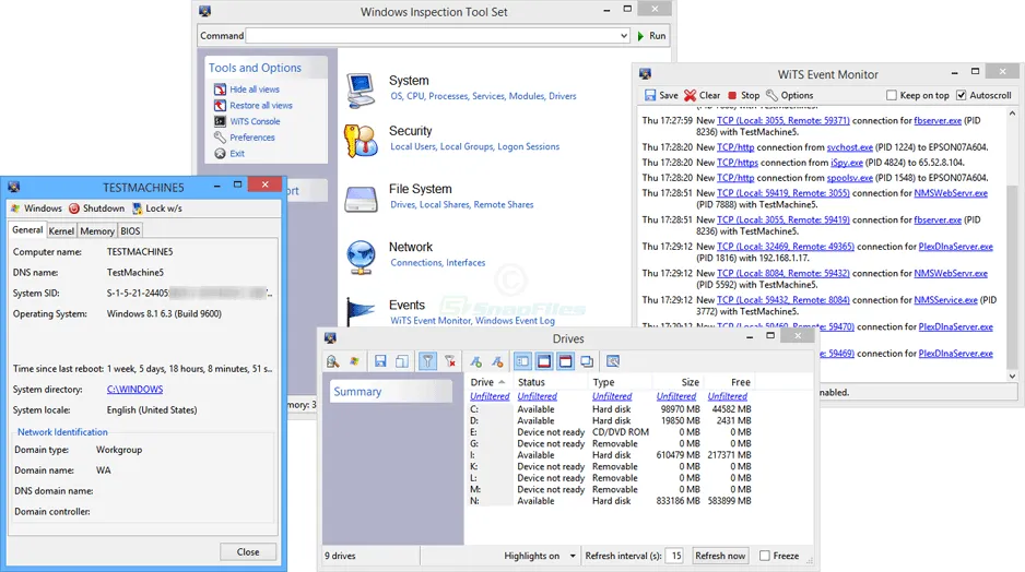 Windows Inspection Tool Set ภาพหน้าจอ 2