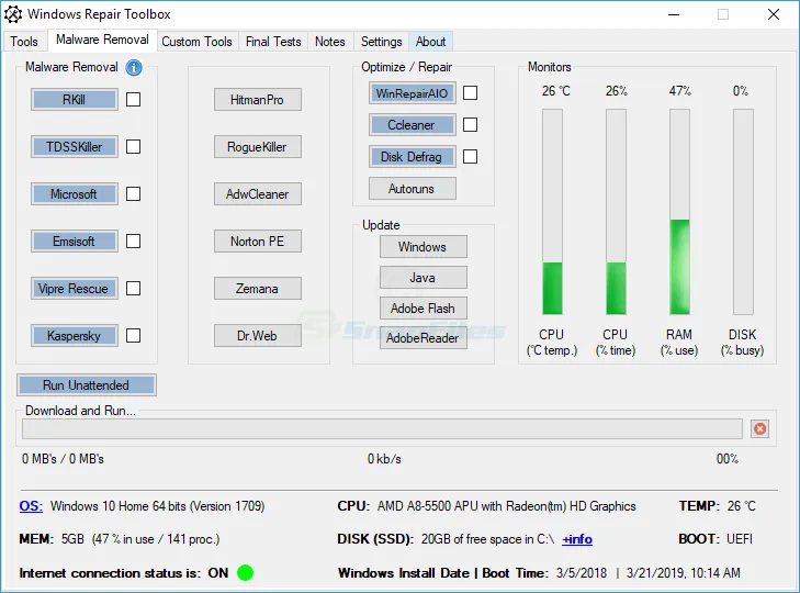 Windows Repair Toolbox ภาพหน้าจอ 2