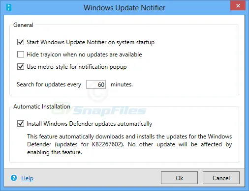 Windows Update Notifier ภาพหน้าจอ 1